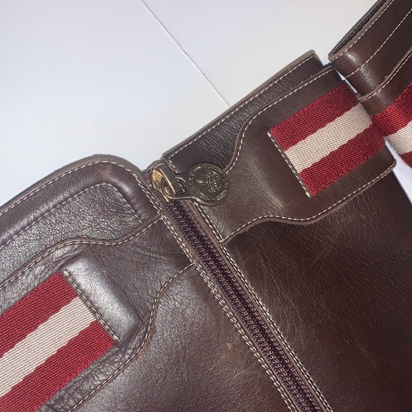 Bally “Tasche” Brown Leather Boots with Black Rubber Soles - Women’s Size 36 - Picture 7 of 9